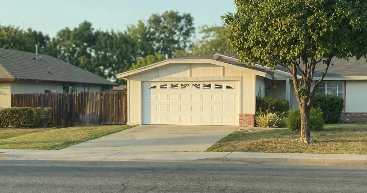 Cleveland, OH: a home garage door